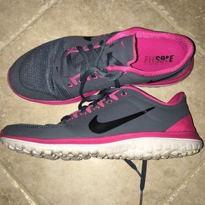 Pink and Gray Nike Fitsole